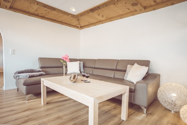 Wohnzimmer Ferienwohnung Pfronten