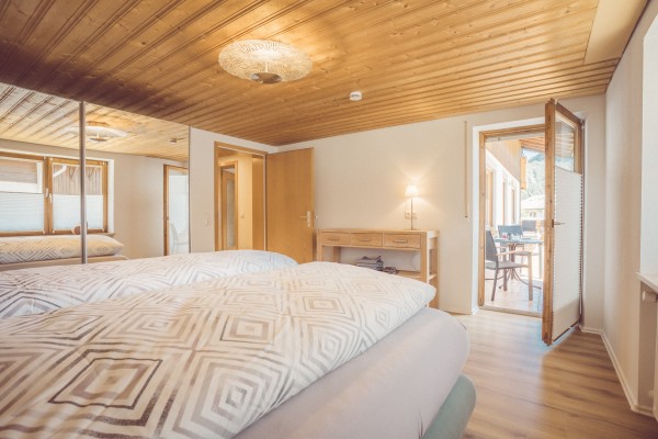 Schlafzimmer Ferienwohnung Pfronten