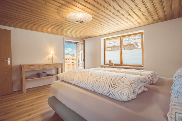 Schlafzimmer Ferienappartement Pfronten